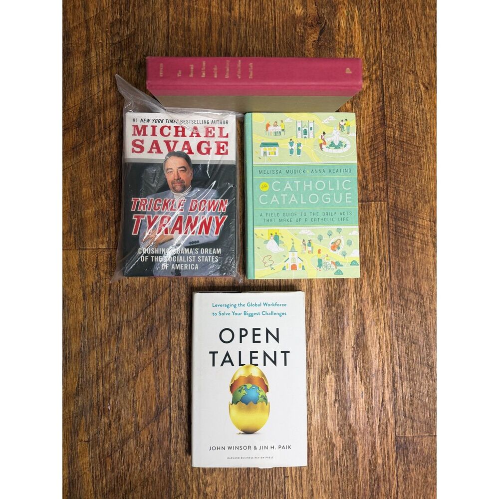 4-Book Bundle Catholic Faith History Political Commentary Business